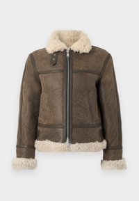 LOREL VINTAGE JACKET - Bőrdzseki - brown