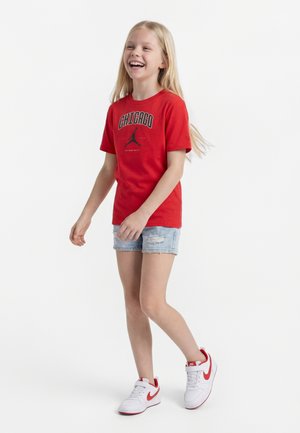 Nike Performance NBA CHICAGO BULLS CITIES TEE UNISEX - T-shirt imprimé - university red