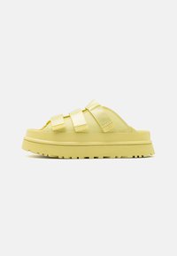UGG GOLDENGLOW SLIDE - Heeled mules - light green