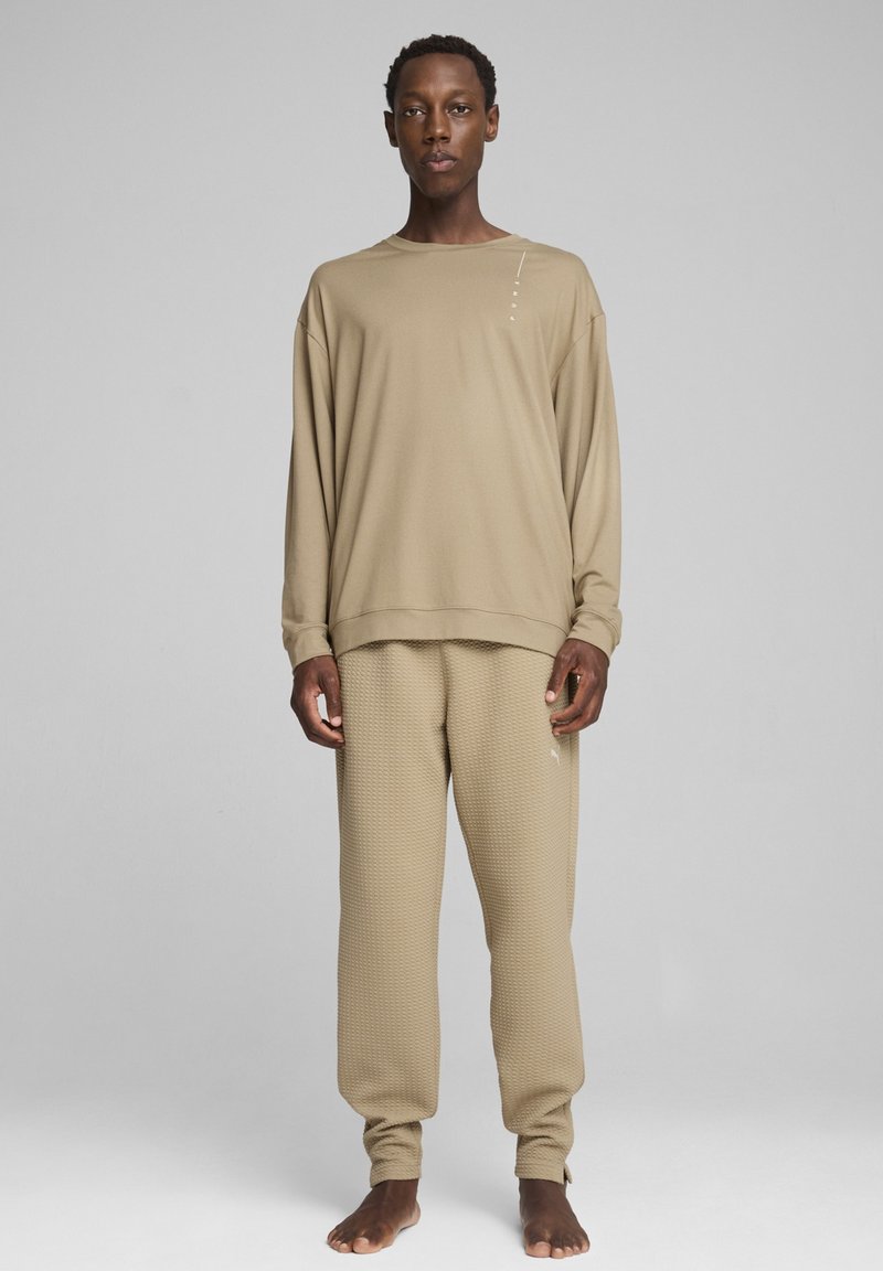 Puma STUDIO TEXTURE - Trainingsbroek - oak branch