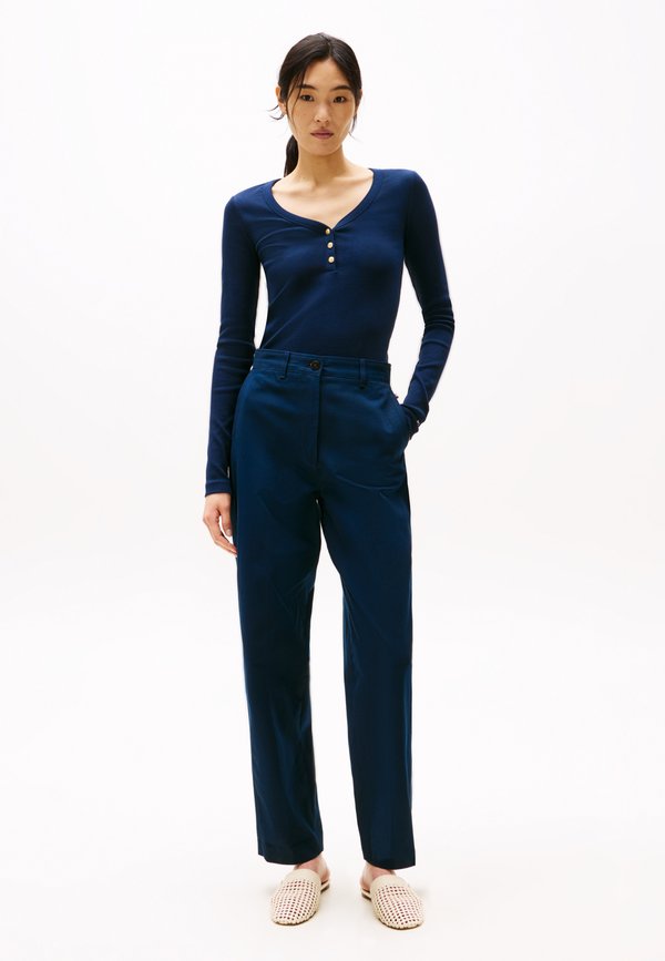 SLIM HENLEY SCOOP - Long sleeved top2