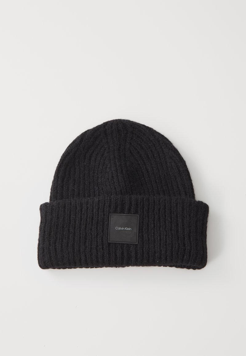 Calvin Klein BEANIE UNISEX - Bonnet - black