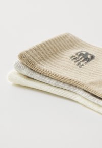 New Balance EVERYDAY ANKLE SOCKS UNISEX 6 PACK - Chaussettes - beige/brown