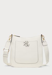 PEBBLED LEATHER LARGE CAMERYN CROSSBODY - Borsa a tracolla - soft white