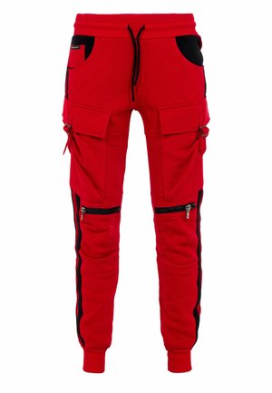 Cipo & Baxx JOGGING PANTS - Tracksuit bottoms - red