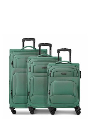 smartbox, EDITION 04 4 ROLLEN KOFFERSET 3-TEILIG MIT DEHNFALTE UNISEX - Juego de maletas - eukalyptus