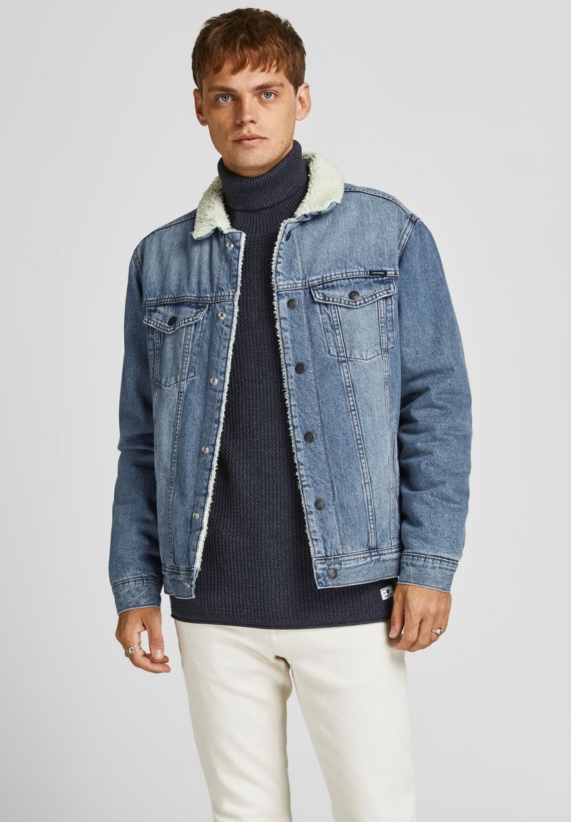 Jack & Jones JJIJEAN JACKET - Farkkutakki - blue denim