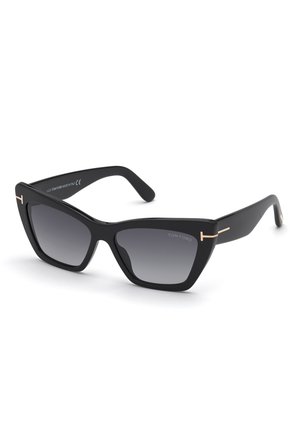 FT0871 KATZENFORM - Lunettes de soleil - glänzend schwarz