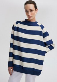 Touché Privé STRIPED - Melegítőfelső - navy blue