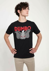Disney DUMBO DUMBO IS DUMBO UNISEX - Camiseta estampada - black