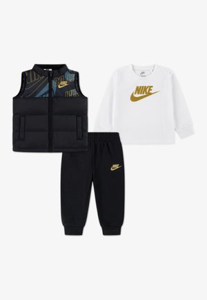 VEST PANT UNISEX SET - Vest - black/white