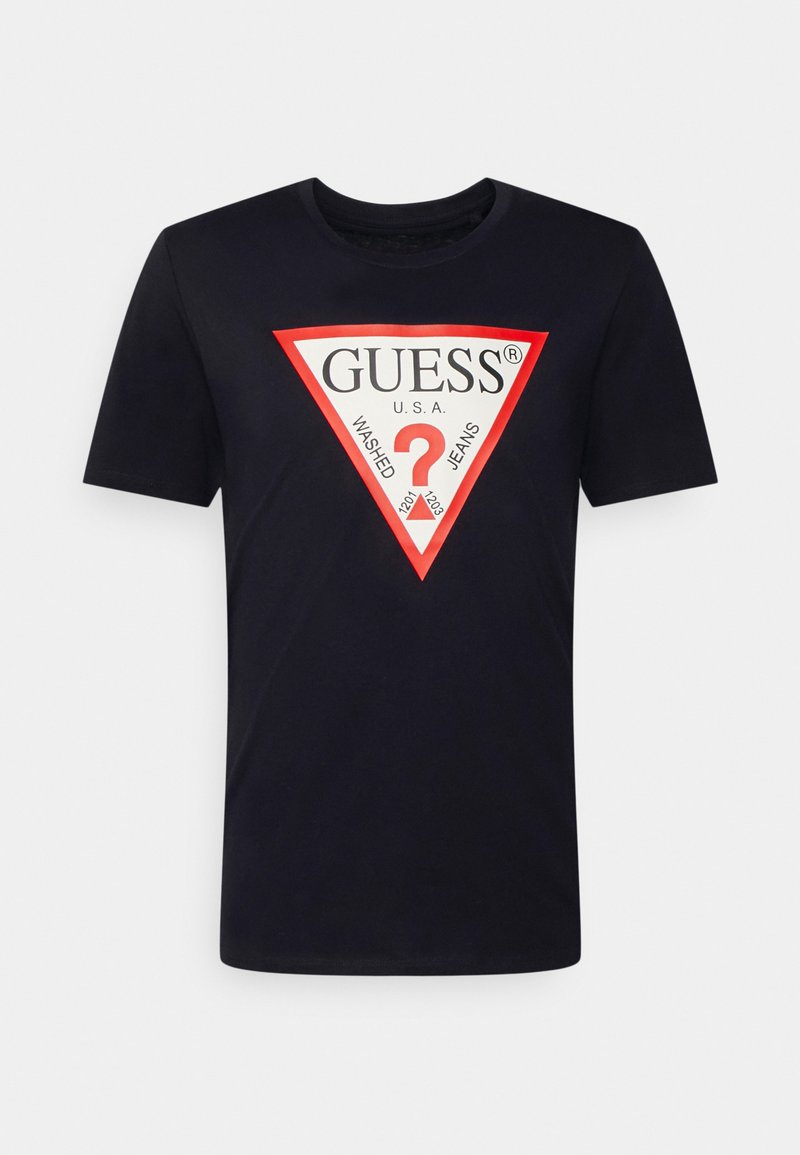 Guess ORIGINAL LOGO TEE - Triko s potiskem - smart blue