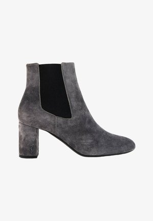 Saint Laurent, LOULOU ANKLE BOOTS GREY - Bottines - grey