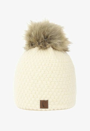 Faera, BOMMELMÜTZE KUSCHELIGES THERMOFLEECE-FUTTER MODERNER LOOK - Muts - beige