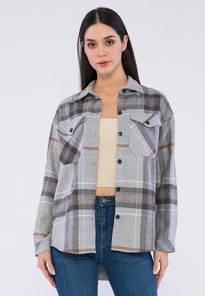 Button-down blouse - antracite