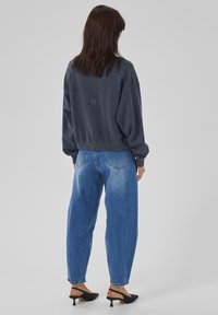 My Essential Wardrobe Bomber Jacket - dark grey random wash