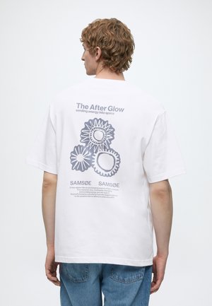 Samsøe Samsøe SAUNI T-SHIRT  - T-shirt imprimé - blue solar drift