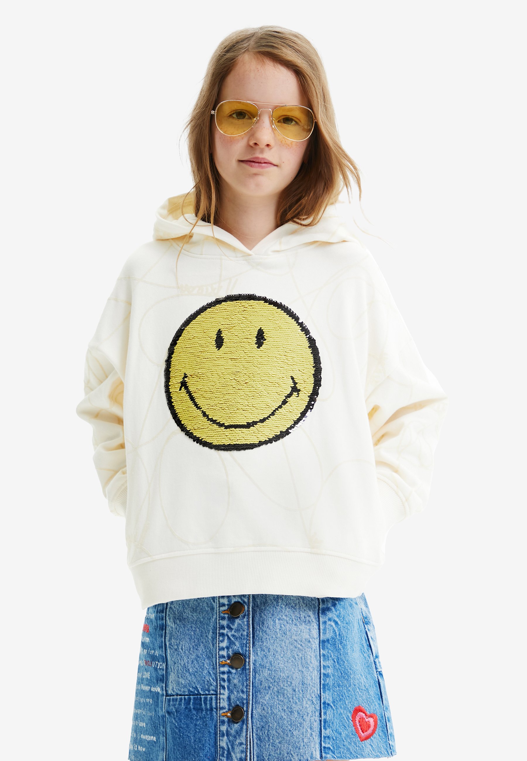 smiley face dancer sweatshirt