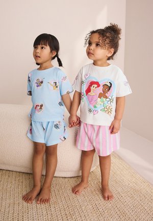 Next, REGULAR FIT - BLUE DISNEY PRINCESS SHORT PYJAMAS 2 PACK SET - Nachtwäsche Set - pink