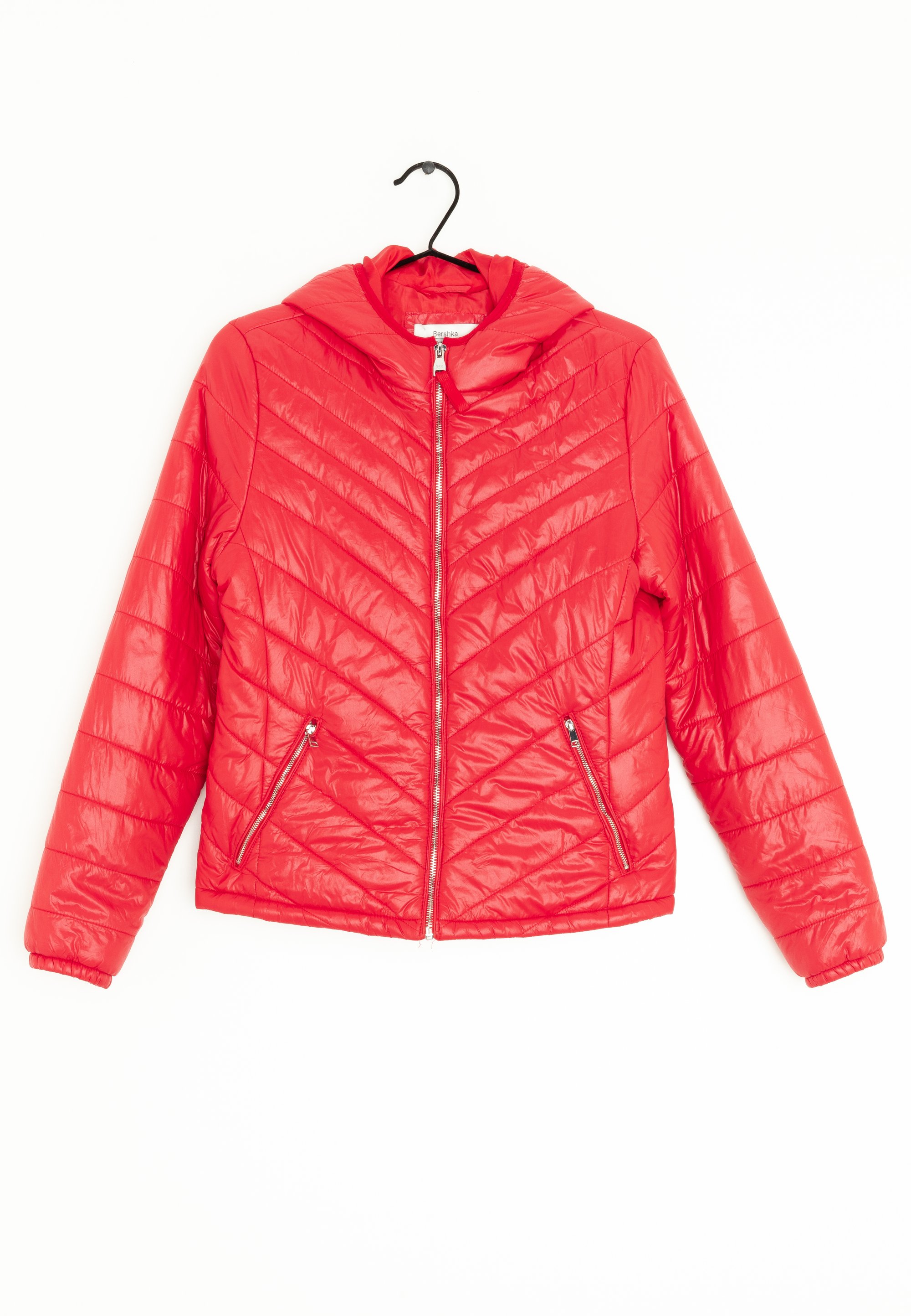 Bershka Winter jacket red (Pre-owned) Zalando