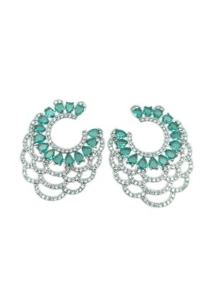 PARTY & EVENT - Orecchini - mintgrün weiss & silver-coloured