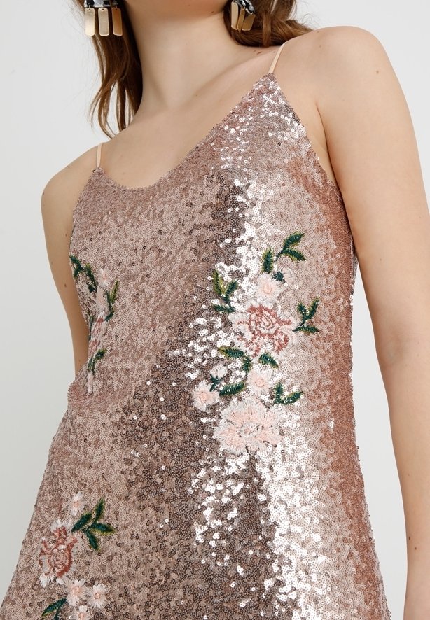 Even&Odd Cocktail dress / Party dress - rose gold-coloured - (Pre-owned)