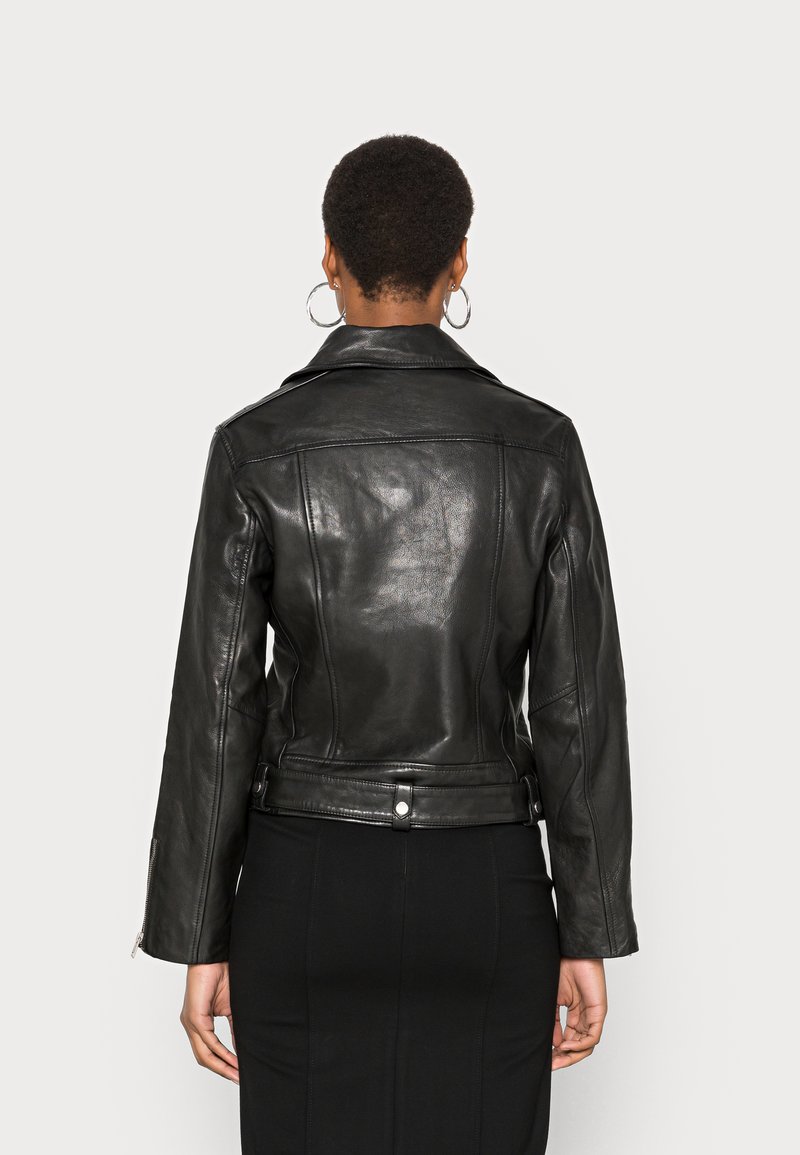 Damen Leichte Jacken | AllSaints DREN BIKER Lederjacke black/schwarz - KM64473 Damen Leichte Jacken | AllSaints DREN BIKER Lederjacke black/schwarz - KM64473