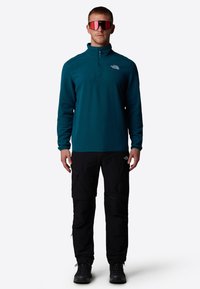 The North Face GLACIER 1/4 ZIP - Suéter de forro polar - midnight petrol