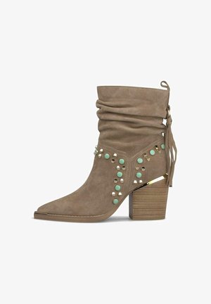 Alma en Pena, Cowboy-/Bikerlaarsjes - light brown