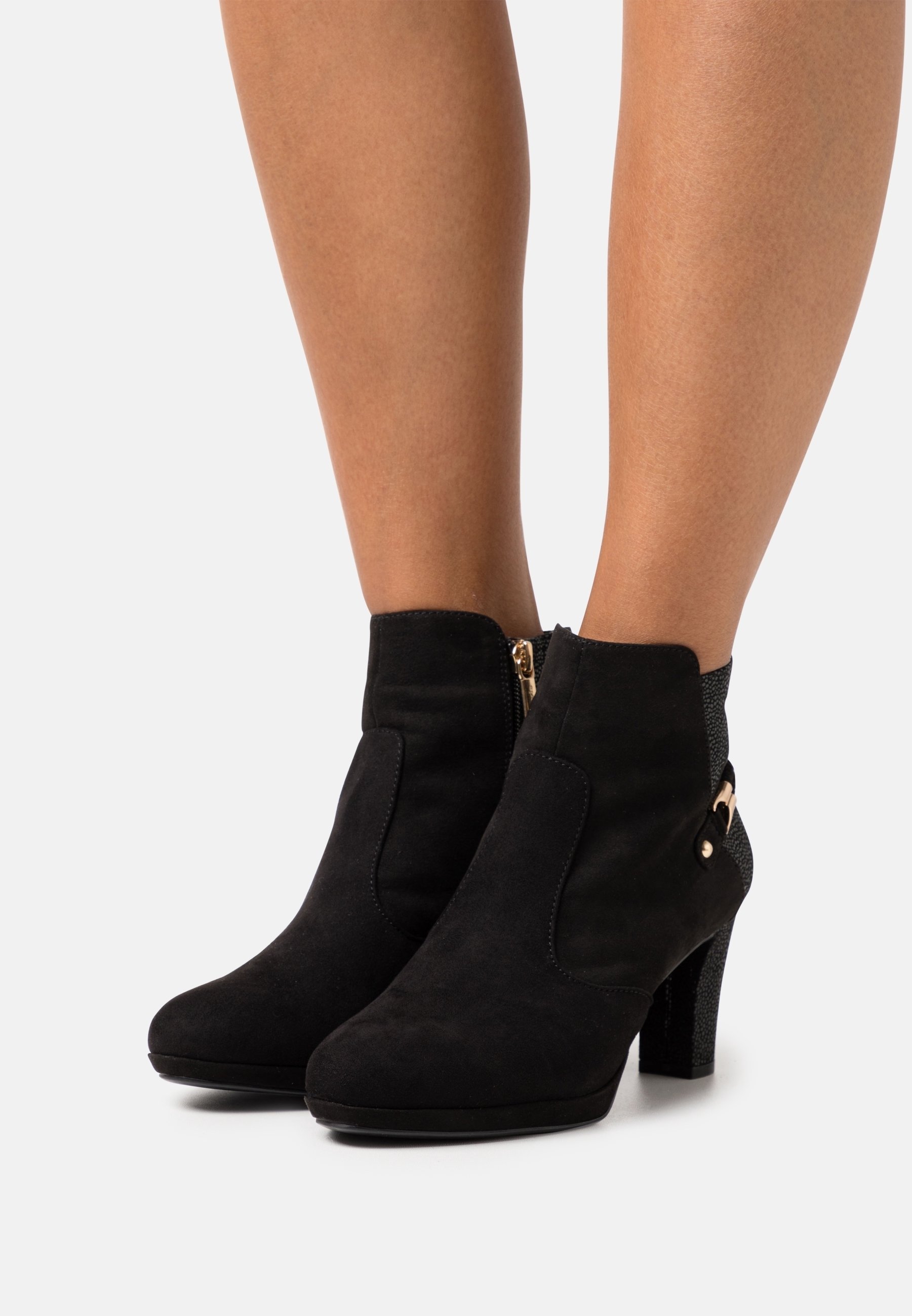 Tamaris Bottines à talons hauts black/noir (Seconde main