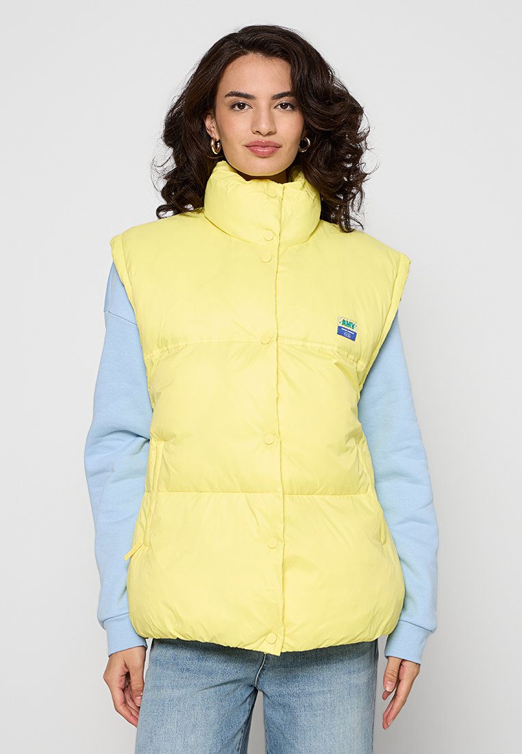 American vintage Bodywarmer geel American vintage Bodywarmer geel