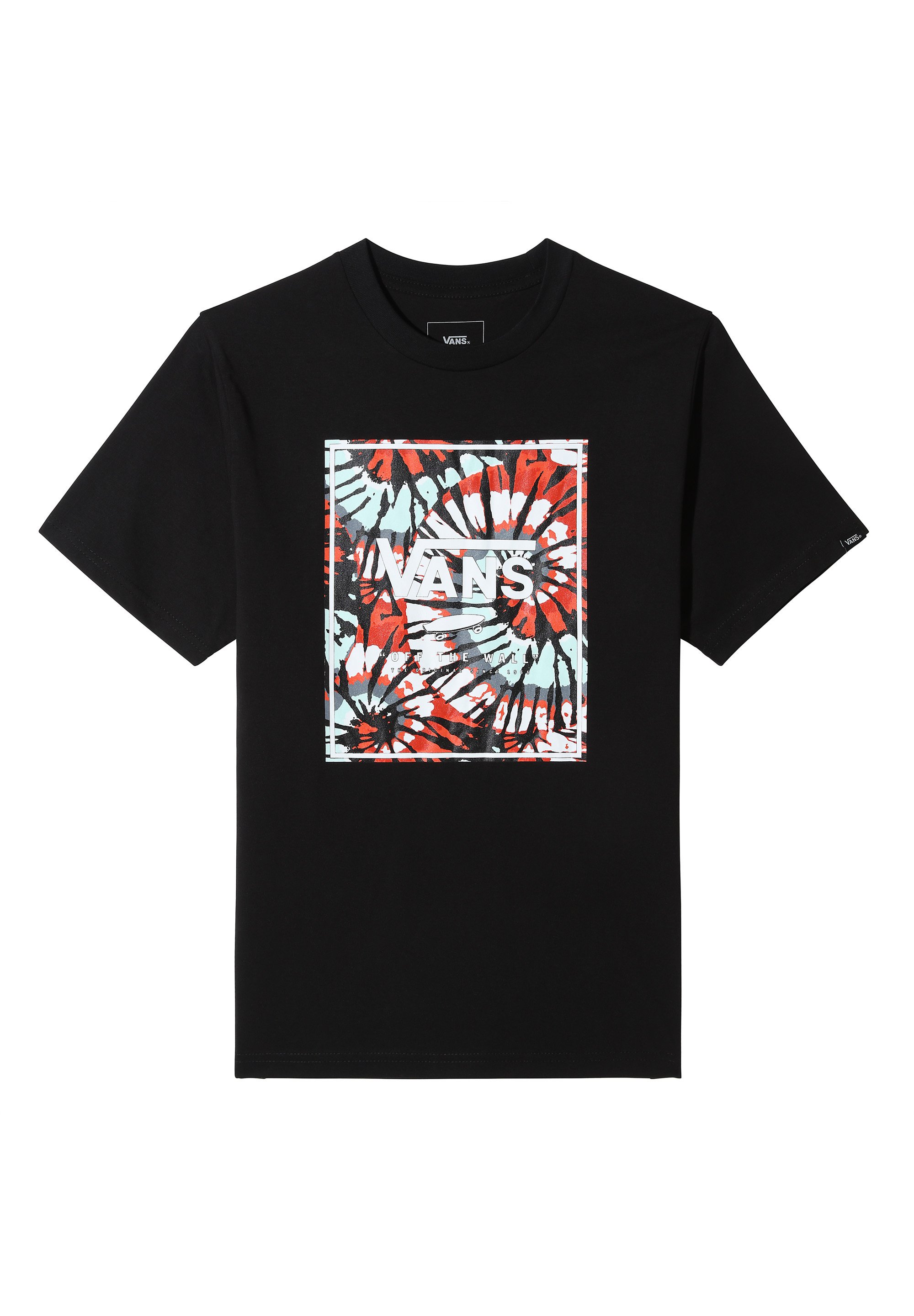 red black and white vans shirt