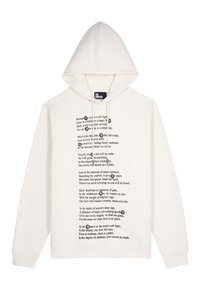 Kapuzenpullover - ecru