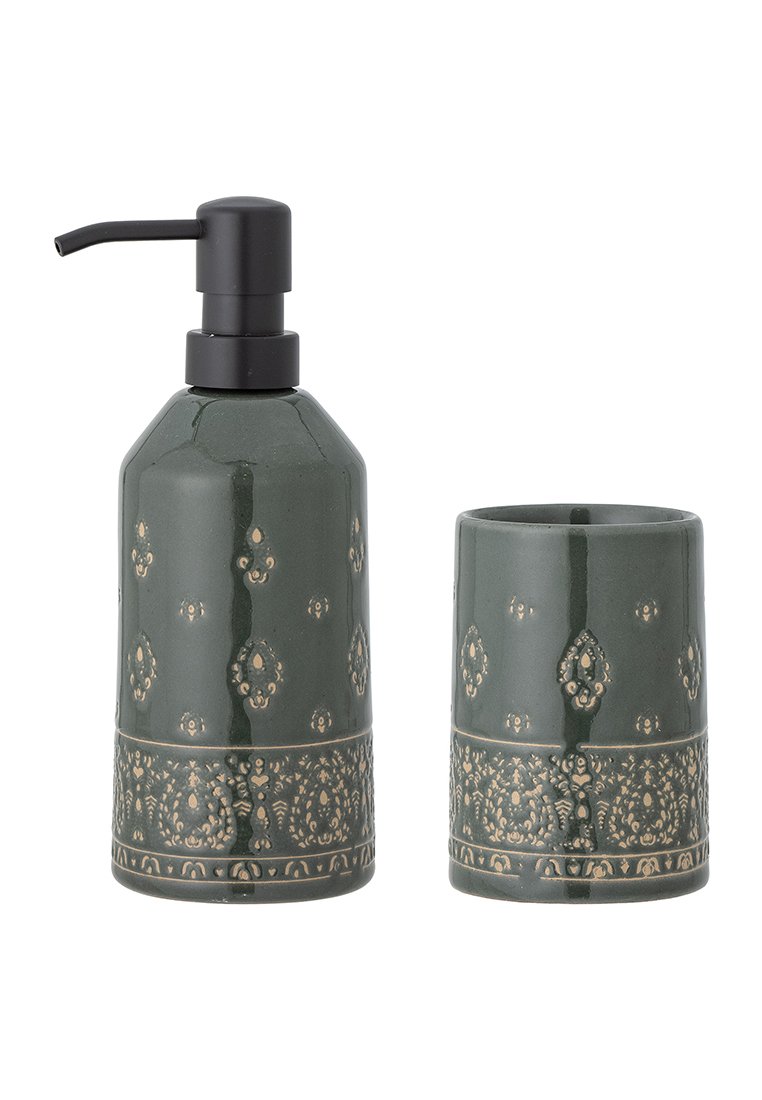 Bloomingville Distributeur de savon vert foncé