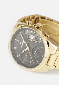 Tommy Hilfiger BAKER - Chronograaf - gold-coloured/black