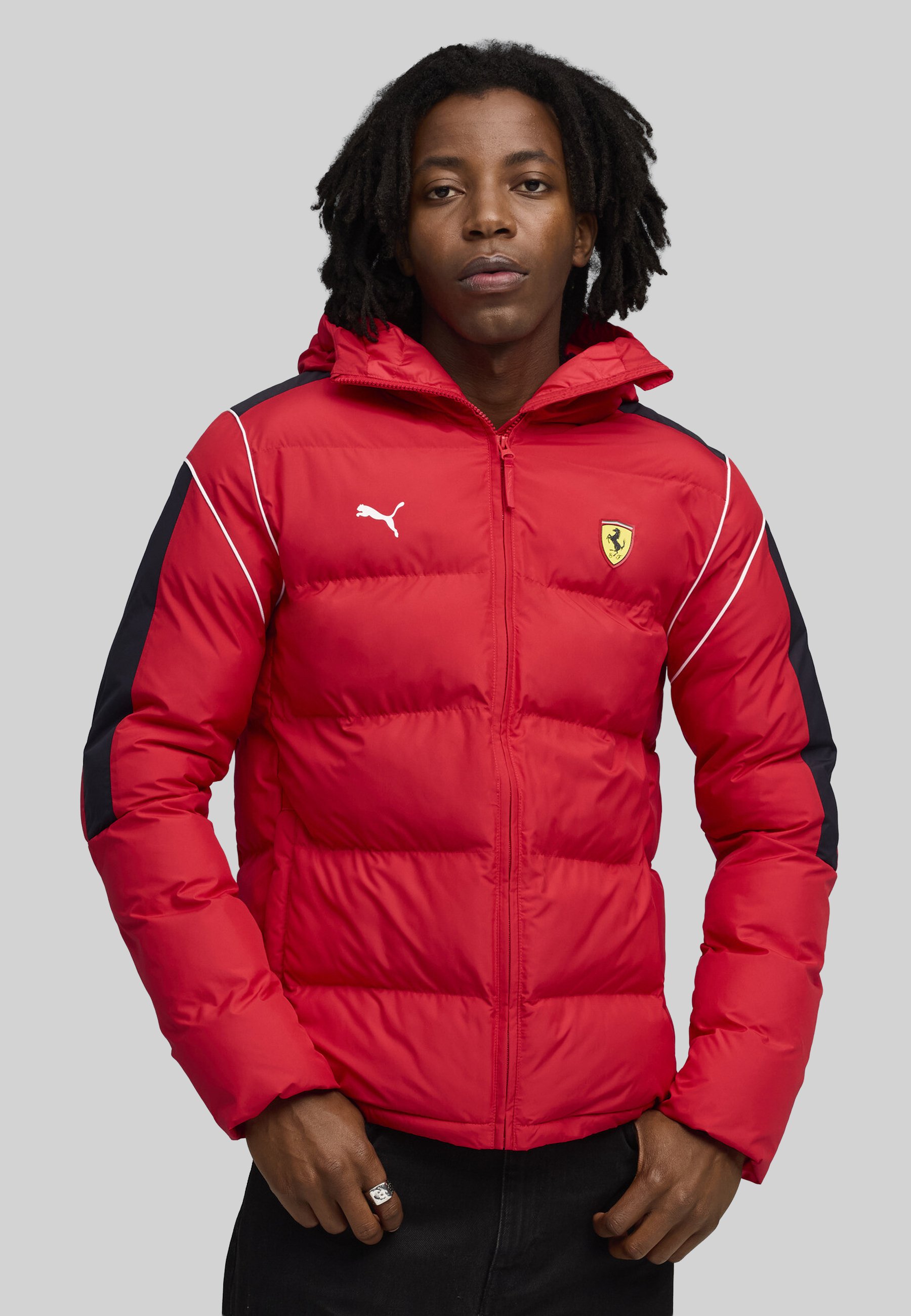 Puma SCUDERIA FERRARI MT7 PUFFER - Winter jacket - rosso