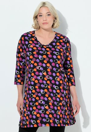 Ulla Popken EMPIRE A-LINE - Long sleeved top - black