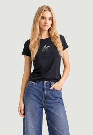 LIU JO, BASIC T-SHIRT TF6251 JS923 - Camiseta estampada - black