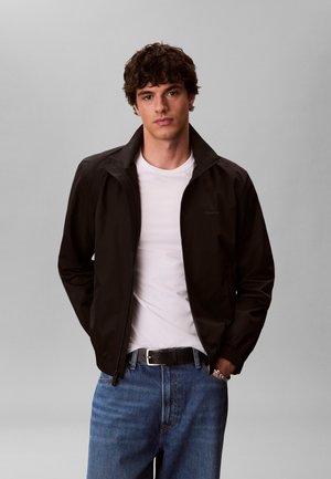 Calvin Klein STAND COLLAR  - Letná bunda - black