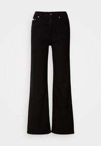ULTRA HIGH WIDE LEG  - Wide leg - true black