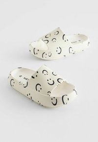 Next CHUNKY - Badesandale - white black print