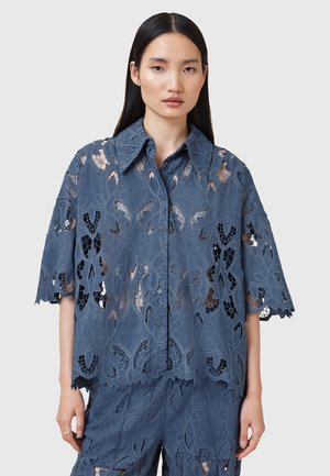 CHARLI - Button-down blouse - blue