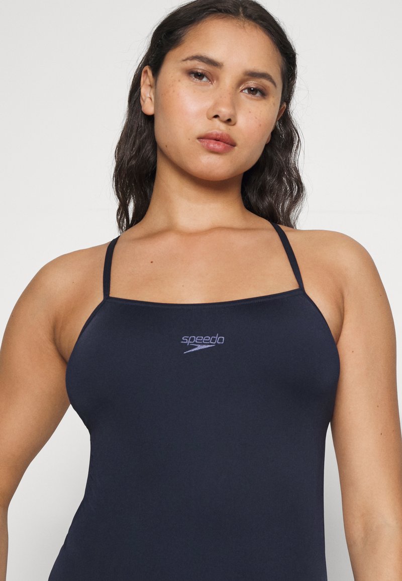 Costume Intero Donna Speedo Navy Blue Taglia S – Con Reggiseno Integrato, Nuovo