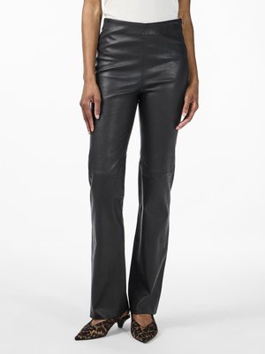 YASZELLU BOOTCUT PANT - Kožené nohavice - black