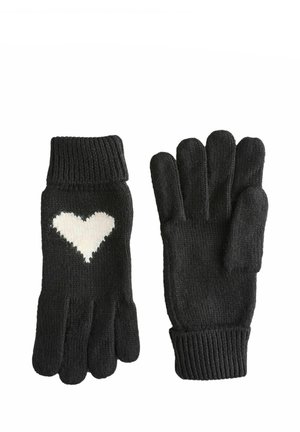 Sõrmkindad - black white heart