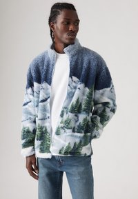 Levi's® FULL ZIP UNISEX - Flisinė striukė - blue