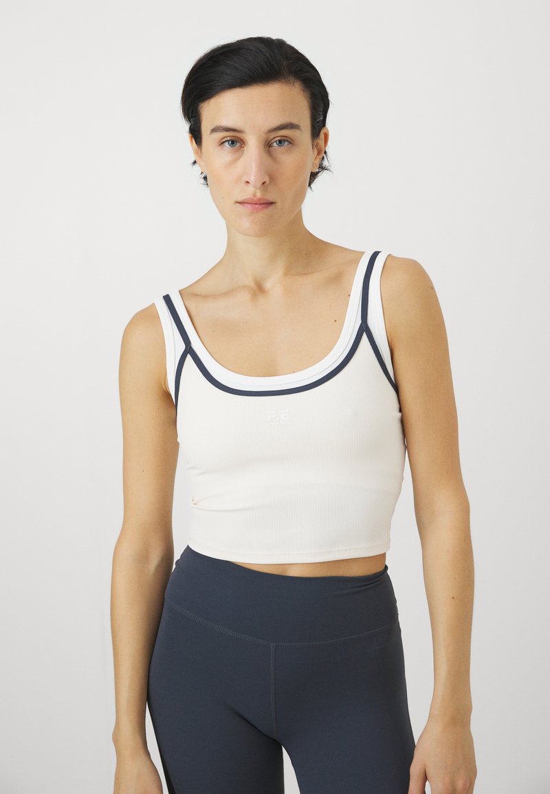P.E Nation FORWARD TANK - Top - whisper white