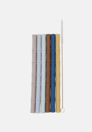 STRAW 6 PACK - Overige accessoires - caramel/blue