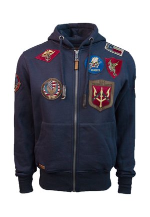 Zip-up sweatshirt - navy