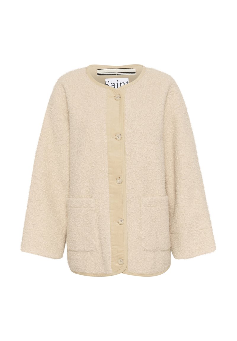 Saint Tropez Halflange jas zandkleur